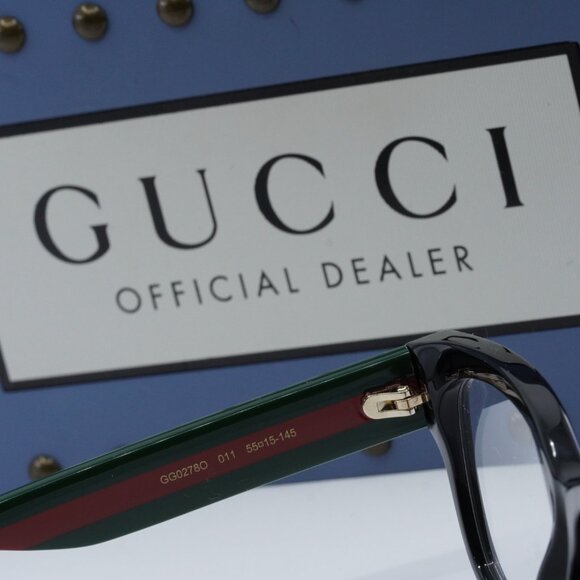 Final Price! Gucci GG0278O 011 Black Eyeglasses 55mm main image 4